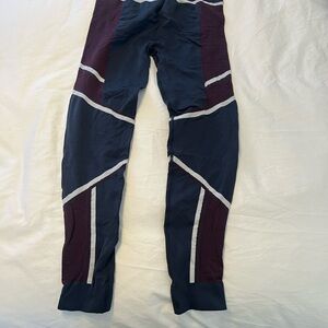 Stylish Navy and Burgundy Ski Base Layer